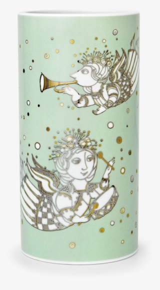 Bjorn Wiinblad Blomdtervase Flower Vase 18 Cm - Bjørn Wiinblad Jul Grøn