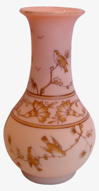 Clipart American Mt Washington Peach Blow Small Art - Glass Vase Transparent Background