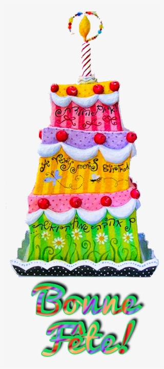 Gâteau Étagé, Bonne Fête Birthday Wishes, Special Events, - Gateau De Fete Bonne Fete