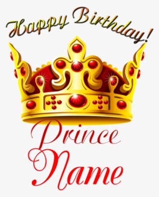 Happy Birthday Prince Mugs - Crown Image For Logo