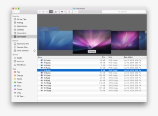10 10 Yosemite Finder Cover Flow - Macos