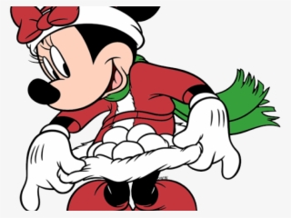 Snow Clipart Minnie Mouse - Coloring Book Coloring Clips Mickey Mouse