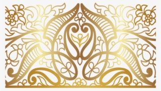 #mandala #swirls #design #pattern #paisley #gold #decor - Decoração De Fundo Dourado Png