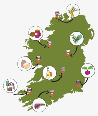 Find Sustainably Produced, Local Food Products Across - Map Of Ireland