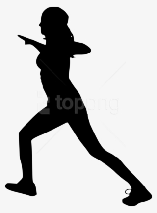 Free Png Fitness Silhouette Png Images Transparent - Vector Graphics