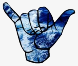 Shaka Water Waves Cool California - Hang Loose Sign Tie Dye