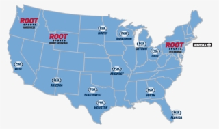 2012 New Fox Rsn Logos Collegiate Prog Map Copy - Whidbey Island On Map