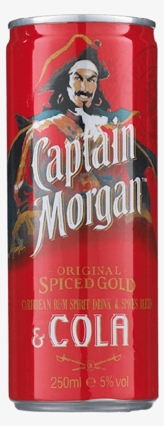 Captain Morgan Rum & Cola 25 Cl - Caffeinated Drink