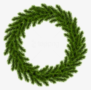 Free Png Pine Wreath Png - Венок Хвойный