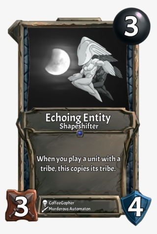 [stat Buff] Echoing Entity , - Collective Community Card Game