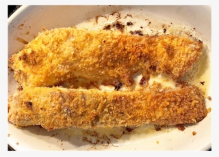 Baked “fried” Salmon - Snack Cake