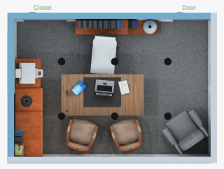 Office Furniture Top View Png Creativity Yvotube - Office Furniture Top View Png