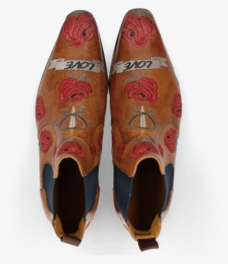 Ankle Boots Jordan 2 Indus Tan Embroidery Bee - Slip-on Shoe