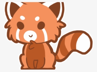 Red Squirrel Clipart Tupai - Cute Red Panda Drawing