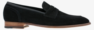 "capri" In Black Suede - Slip-on Shoe