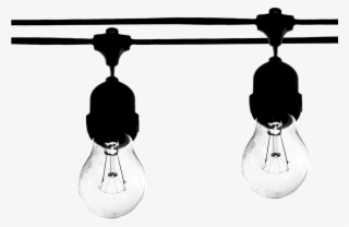 The Light Bulb, Light Bulb, Light, Electric, Energy - รูป Png ขาว ดำ