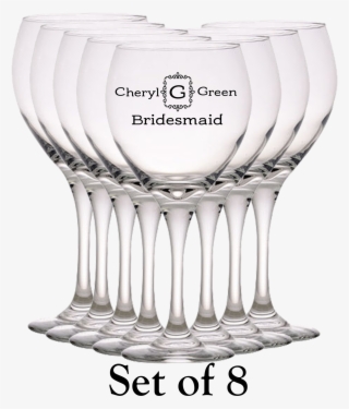 Personalized Red Wine Glass - Champagne Stemware
