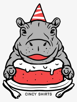 Fiona The Hippo Birthday Tattoo - Cartoon