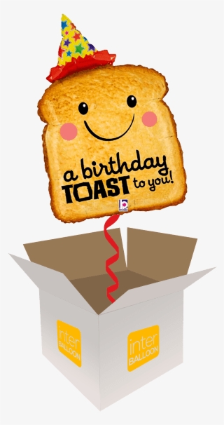 32″ Birthday Toast - Happy Birthday Sunflower Bouquet