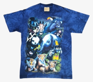 2000 The Mountain Jungle Animals T-shirt