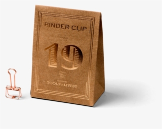 19 Binder Clips - Paper Bag