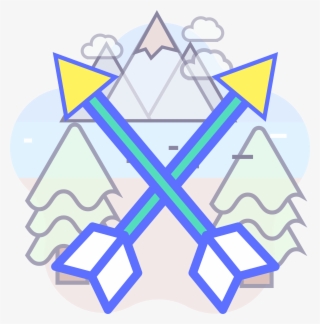 Archery Icon Yellow Field Png And Vector Image