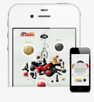 Logo "bacardi Together" Broke Into An Internet Banner - Iphone