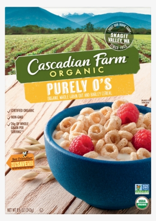 Cascadian Farm Organic Purely O's Cereal, - Cascadian Farms O's