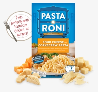 Four Cheese Corkscrew Pasta Flavor - Pasta Roni Parmesan