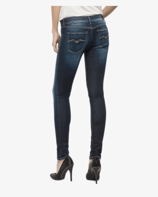 Blue Denim Jeans Png - Good American Good Legs Blue 089