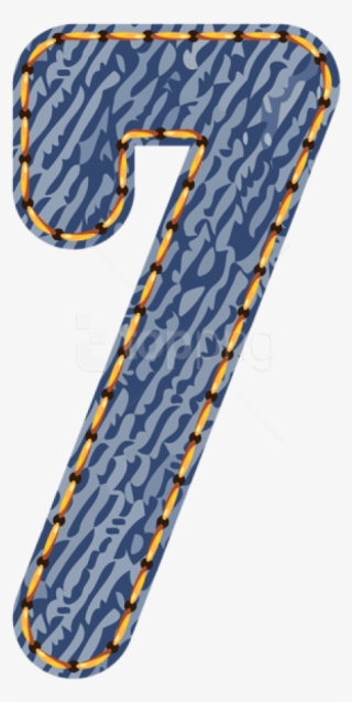 Free Png Download Jeans Number Sevenpicture Clipart