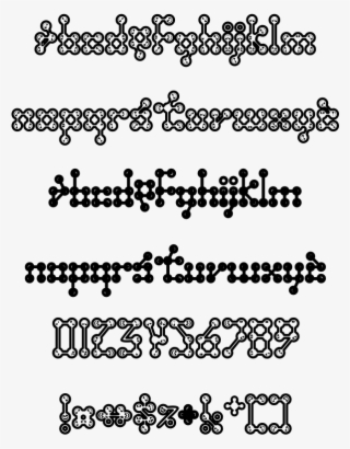 Technical Wednesday Example Wednesday Character Map - Font For Comic