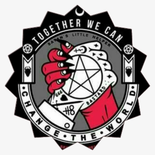 #satan #handshake #dealwiththedevil #demons #666 - Satan's Little Helper Logo