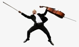 Man Falling Into Water In A Tuxedo With Cello - Музыка Креатив