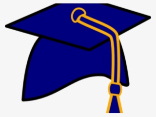 Gown Clipart Graduation Cap - Graduation Blue Hat Clipart
