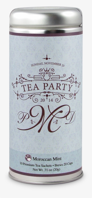 Monogram Tea Party Gift - Glass Bottle