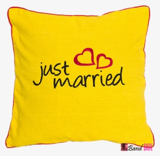 Just Married Cushion Cover - Just Married
