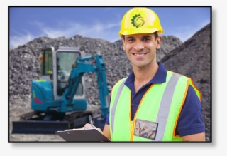 Inspecting Used Mini Excavators Jim Strong Tfd - Hard Hat