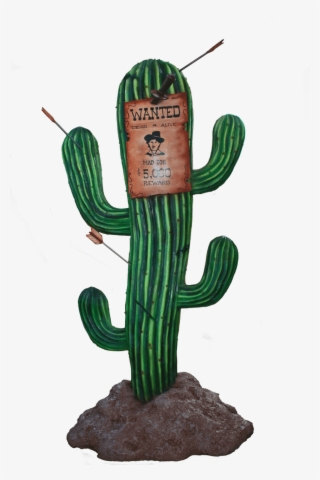 Cactus Sign Life Size Cowboy Prop Decor Resin Statue - Weberocereus
