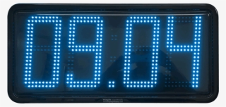 Large Digital Clock Blue - Display Device