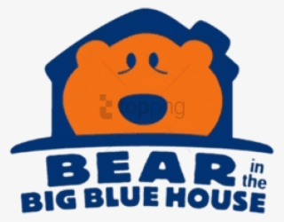 Free Png Download Bear In The Big Blue House Logo Clipart - Bear Big Blue House Logo