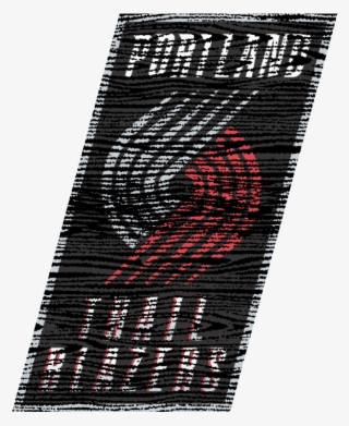 Portland Trail Blazers 2004-present Primary Logo Distressed - Graphic Design
