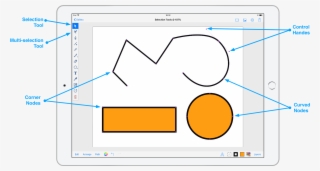 Inkpad Selection Tools And Vector Anchors - Diagram