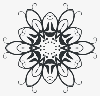 Clipart Silhouette Flourish Design - Recycled Atom 3d Model