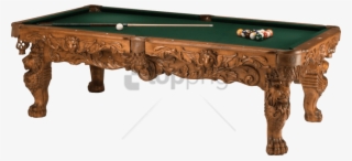Free Png Download Very Ornate Billiard Table Png Images - Billiard Table Png