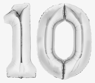 Cumpleaños De Globos De Papel Globo 80 Cm Plata Letras - 10 Ballon