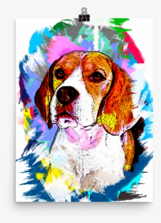 Beagle Artistic Photo Art Poster - Beagle Poster