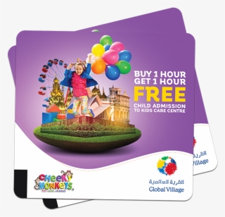 Two Cheeky Monkeys Voucher Buy 1 Hour Get 1 Hour Free - Global Village