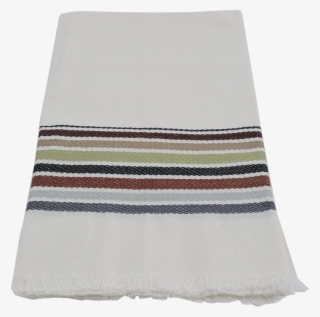Neutral Stripe Antigua Towel - Wool
