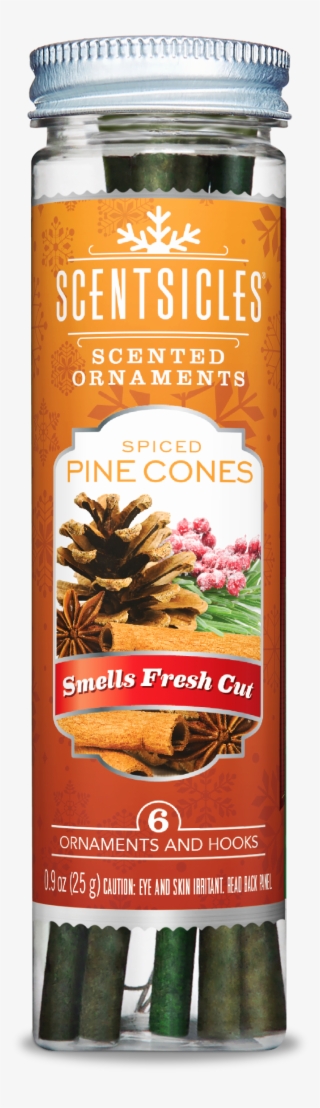 Scentsicles 6pc Scented Ornaments Spiced Pine Cones - Scentsicles Fir